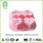 4-cup heart shape with angel & bear shape silicone muffin pan