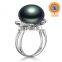 custom wholesale high grade natural south sea latest shell pearl ring design