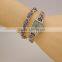 casual fashion fancy ladies watches gold rectangle diamond bracelet watch