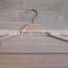 HH laminated wooden hanger with bar, cheap natural color hanger high quality hanger