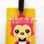 Soft Rubber Bag Tags Wholesales Animation PVC Luggage Tag Manufacture