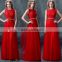 New Fashion Sleeveless Lace Red Bridesmaid Dresses Factory Price Superior Quality Fashional Elegant Bridesmaid Dresses