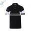 Black and White Raglan Men's Polo Shirts Fashion Polo Uniform