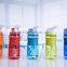 Traveller favorite 580ml capacity joyshaker water bottle with screw lid