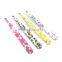 Black Painting Stainless Steel Good Quality Slanted Eyebrow Tweezer With Gold Stamping Bamboo Tree Pattern