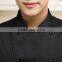 black customized with good quality double breasted chef works