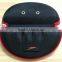 GC--Red zipper with 1680D knitted fabric eva glasses hard case