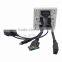 VGA, HDMI, 3.5mm audio, dual USB face plate with backside female to female connector