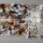 2015wholesale mult color real fox fur plate/fur blanket