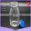 Factory Outlet milk bottle Fancy clear glass bottle Fruit juice glass bottle