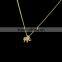 Dainty 18k Gold Nickel Free Stainless Steel Elephant Pendant Jewelry Necklace