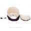 HOMCOM Coffee Pet Electric Heated Round Bed Pad