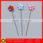 7 color Flower head pins