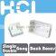 UK Style Single Double Gang Mounted Back Box for Wall Outlet