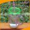 Custom plastic mason jars bottles with straw and handle