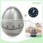 High quality stainless steel egg shape kitchen timer