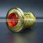 Wholesale aluminium bottle cap with red crystal stone