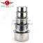 2016 5pcs Stainless Steel Casserole set Cooking Pot Cookware Set