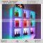 led glowing back bar cubbys