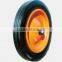 size 13x3 solid wheel with metal rim 13x3/14x4 size