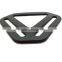 2" Black Suspender Back Crosser, Triangle Plastic Adjustable Slider For Backpack, Plastic Adjuster Buckle for Backpack