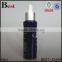 hot products cosmetic gark blue frosted 30ml glass bottle with silver aluminum dropper china suppliers