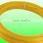 abrasion resistance pvc medicine tube coiled hose 6mm*4mm yellow used for pneumatic