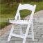 factory price white resin folding chairs wedding