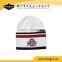 Jacquard customized football team embroidery logo knitted hat