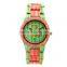 colorful bamboo watch