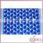 Blue rose embroidery fabric with sparkle sequin