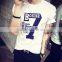 MC1145 Summer Clothes pullover round collar top quality young boys T shirt