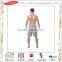 2015 casual 3/4 men's short pants elastic waistband beach short