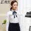 European Women Office Shirt New Fashion White Blouses