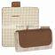 Roll-Up Picnic Blanket - measures 52" x 47", made from polyester fleece plaid with lining and water-resistant PE backing