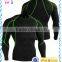 Mens long sleeve tee shirt black under compression winter cycling wear