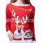 high quality Christmas reindeer knitting pattern pullover sweater jumper for wholesale