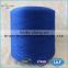 20/6 20/9 dyed blue 100% virgin polyester spun yarn