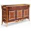 Antique Europe Style wooden furniture diningroom sets table chairs buffet cabinet FT-128