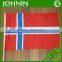 OEM price different sizes 2017 Election support plastic held Norway hand flag