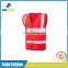 Promotional top quality high visibility red safety vest