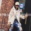 Fashion Handmade Sheepskin Double Faced Leather Jacket Ladies Winter Jacket