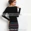 new fashion o neck long sleeve bodycon women slim sweater dresses