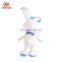Custom your own design cuddly soft plush toy hugging plush rabbit