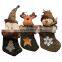 34CM Medium 3D Personalized Craft Cute Decoration and Gift Bag Christmas Stockings - Reindeer