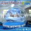 clear inflatable human snowglobe for christmas /christmas human snow globe / outdoor inflatable snow globe