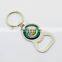 Factory direct sale double stout bottle opener keyring