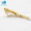 2017 New products promotion cheap custom good quality metal gold plated tie clip
