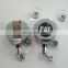round shape metal yoyo badge reel id card holder with slot at top for lanyard