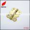 Wooden box accessories 180 degree brass butterfly butt hinge